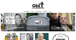 Desktop Screenshot of obitmagazine.com